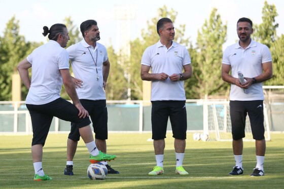 تمرین تیم ملی فوتبال