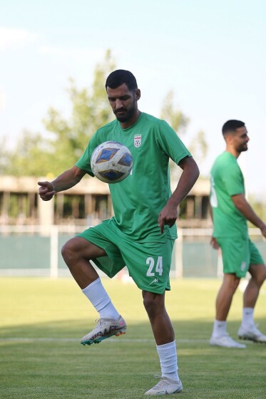 تمرین تیم ملی فوتبال