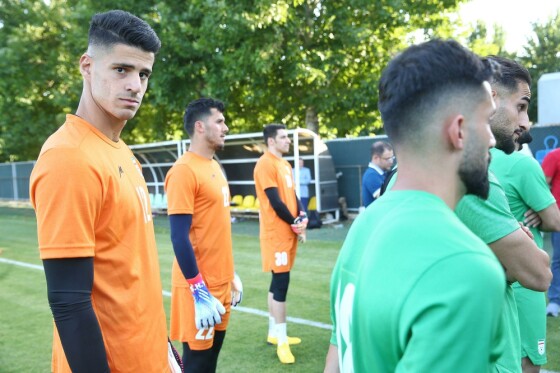 تمرین تیم ملی فوتبال