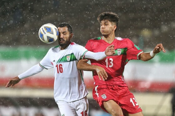 دیدار دوستانه تیم ملی بزرگسالان و تیم ملی امید