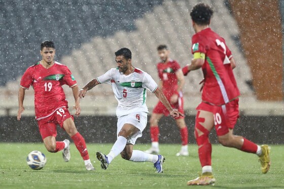 دیدار دوستانه تیم ملی بزرگسالان و تیم ملی امید