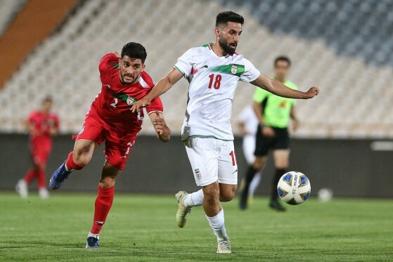 دیدار دوستانه تیم ملی بزرگسالان و تیم ملی امید