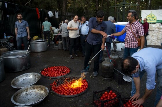 مهمانی ده کیلومتری عید غدیر در تهران -۱