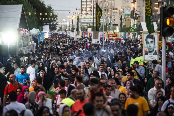 مهمانی ده کیلومتری عید غدیر در تهران -۱