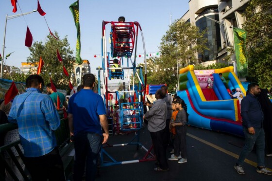 مهمانی ده کیلومتری عید غدیر در تهران -۱