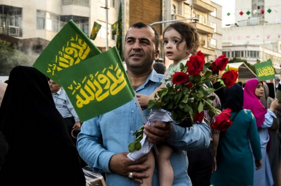 مهمانی ده کیلومتری عید غدیر در تهران -۱