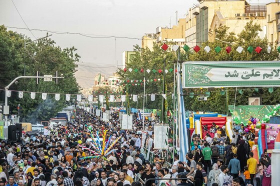 مهمانی ده کیلومتری عید غدیر در تهران -۱