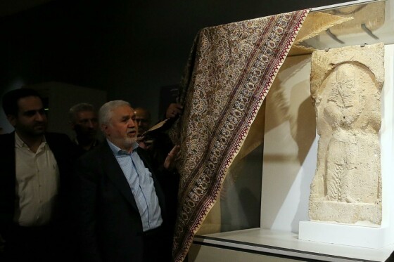 رونمایی از « نقش برجسته ساسانی»