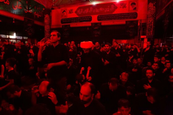 مراسم عزاداری دهه اول محرم در مسجد ارگ تهران