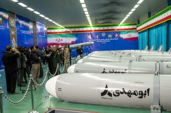 مراسم الحاق سامانه سلاح کروز برد بلند دریایی ابومهدی