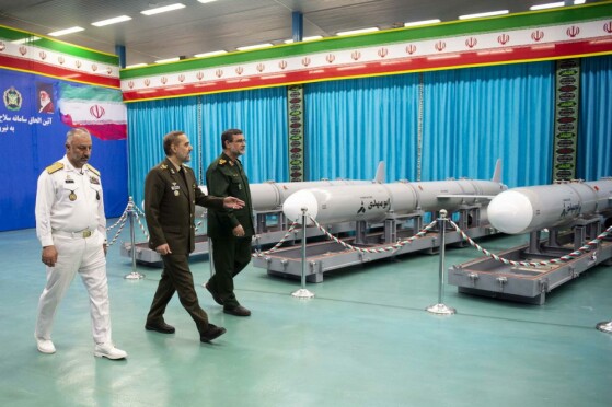 مراسم الحاق سامانه سلاح کروز برد بلند دریایی ابومهدی