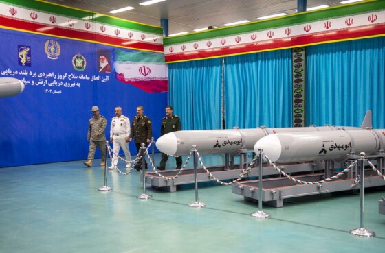 مراسم الحاق سامانه سلاح کروز برد بلند دریایی ابومهدی