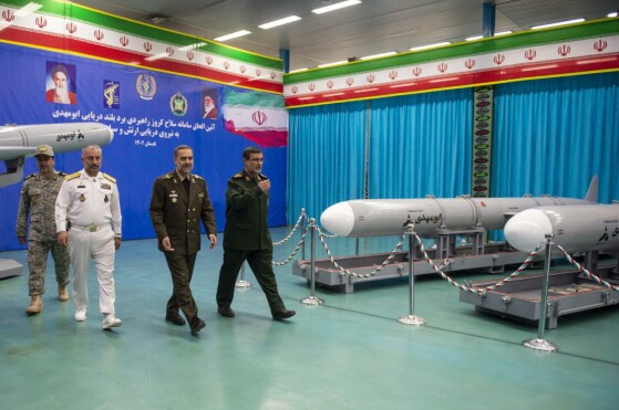 مراسم الحاق سامانه سلاح کروز برد بلند دریایی ابومهدی