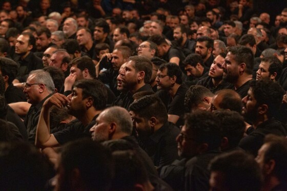 مراسم عزاداری دهه اول محرم در مسجد ارگ تهران
