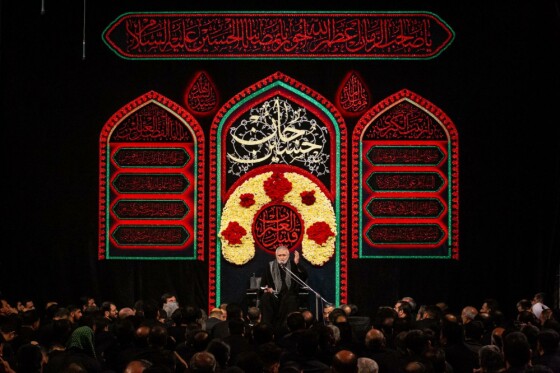 مراسم عزاداری دهه اول محرم در مسجد ارگ تهران
