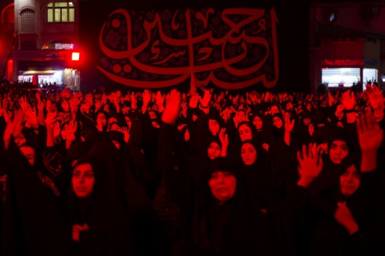 مراسم عزاداری شب تاسوعای حسینی