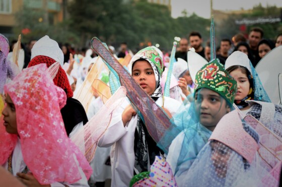 کاروان نمادین کربلا در نوش آباد کاشان