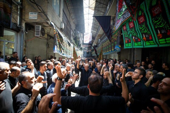 عزاداری تاسوعای حسینی(ع) در بازار تهران