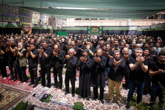 عزاداری تاسوعای حسینی(ع) در بازار تهران