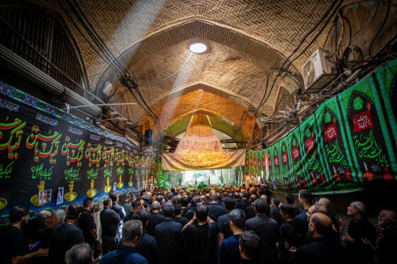 عزاداری تاسوعای حسینی(ع) در بازار تهران