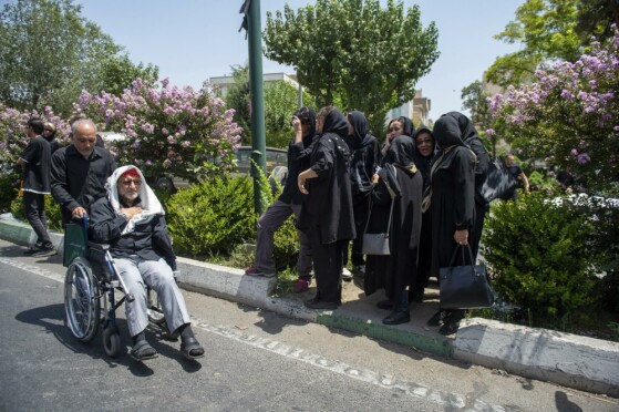 عزاداری ظهر عاشورا جانبازان هیات‌ «قمر بنی هاشم» تهران