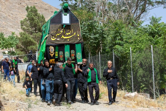 نخل گردانی در روستای وانشان شهرستان خوانسار