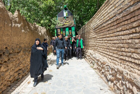 نخل گردانی در روستای وانشان شهرستان خوانسار