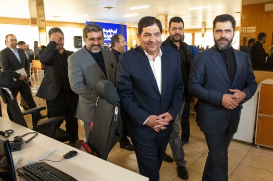 حضور معاون اول رئیس جمهور در ایرنا