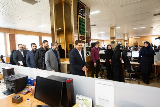 حضور معاون اول رئیس جمهور در ایرنا