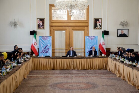 مراسم روز خبرنگار با حضور «حسین امیرعبداللهیان»