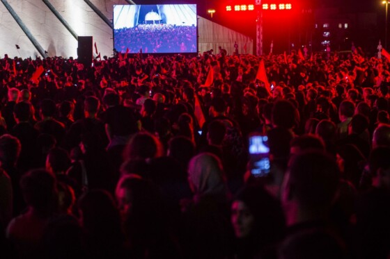 اجتماع اربعینی ها در میدان آزادی