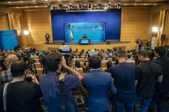 نشست خبری رئیس جمهور