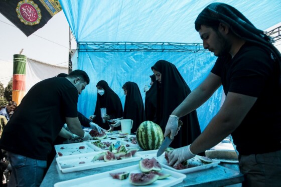 پیاده روی جاماندگان اربعین در تهران