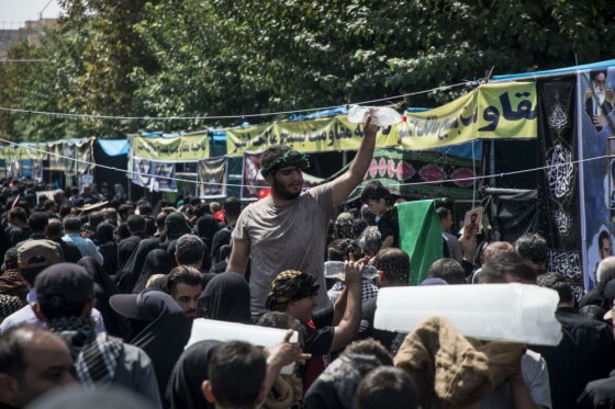 پیاده روی جاماندگان اربعین در تهران