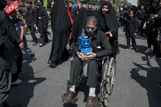 حضور سالمندان در پیاده روی جاماندگان اربعین حسینی