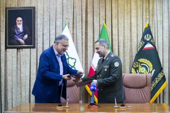 امضای تفاهم نامه همکاری مشترک  شهرداری تهران و وزارت دفاع