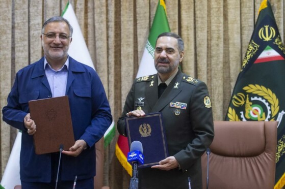 امضای تفاهم نامه همکاری مشترک  شهرداری تهران و وزارت دفاع