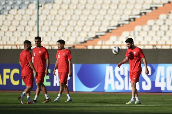 تمرین و نشست خبری تیم پرسپولیس تهران