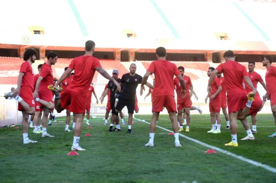 تمرین و نشست خبری تیم پرسپولیس تهران