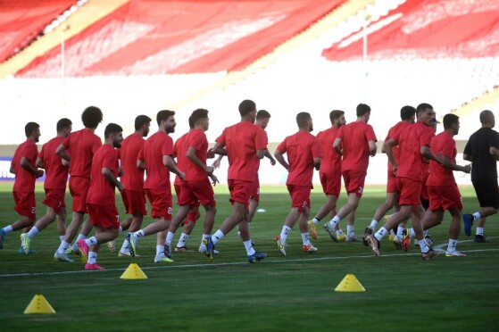 تمرین و نشست خبری تیم پرسپولیس تهران