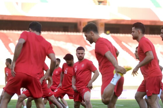 تمرین و نشست خبری تیم پرسپولیس تهران