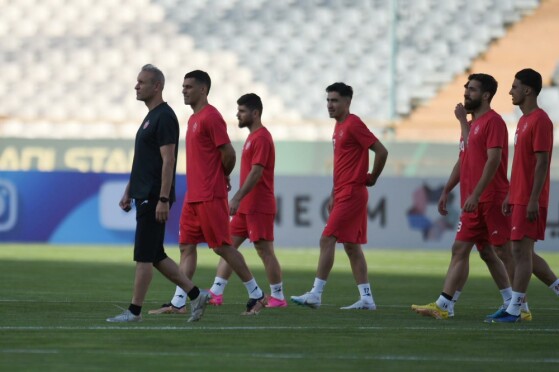 تمرین و نشست خبری تیم پرسپولیس تهران