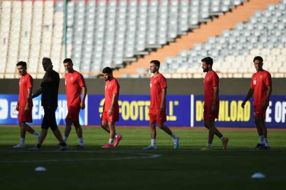 تمرین و نشست خبری تیم پرسپولیس تهران