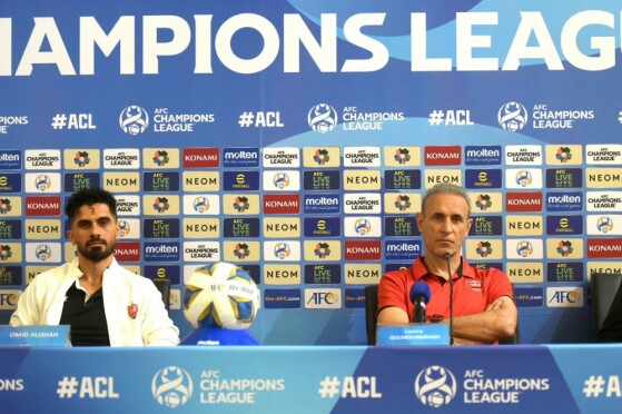 تمرین و نشست خبری تیم پرسپولیس تهران