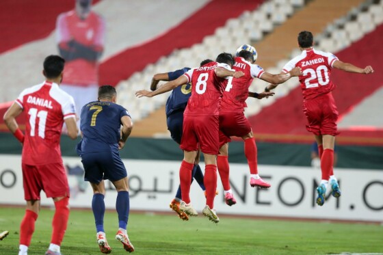 دیدار تیم های پرسپولیس و النصر عربستان