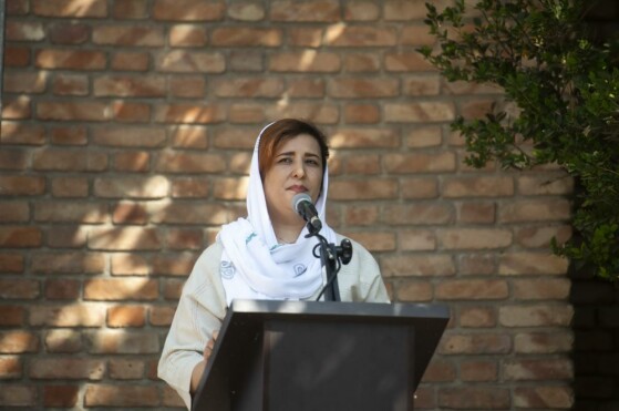 تشیع پیکر فردوس کاویانی