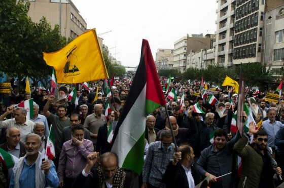 راهپیمایی مردم تهران در حمایت از مردم فلسطین