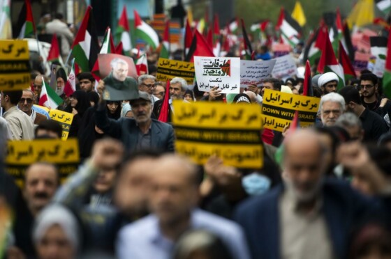 راهپیمایی مردم تهران در حمایت از مردم فلسطین