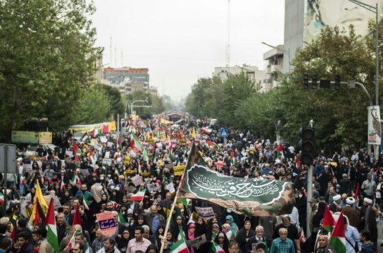 راهپیمایی مردم تهران در حمایت از مردم فلسطین