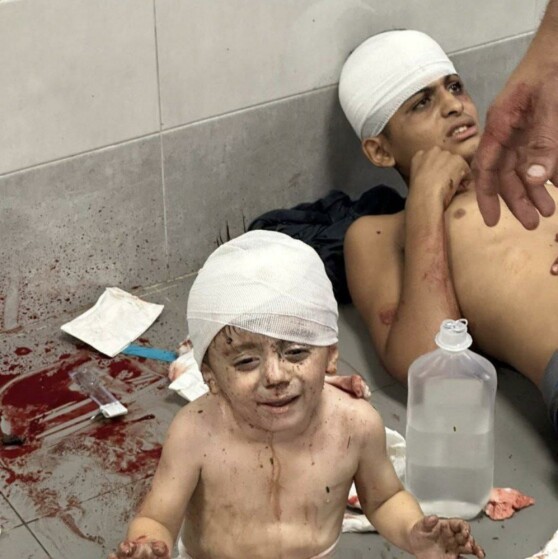 بمباران بیمارستان المعمدانی در غزه